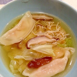 水餃子スープ柚子風味
